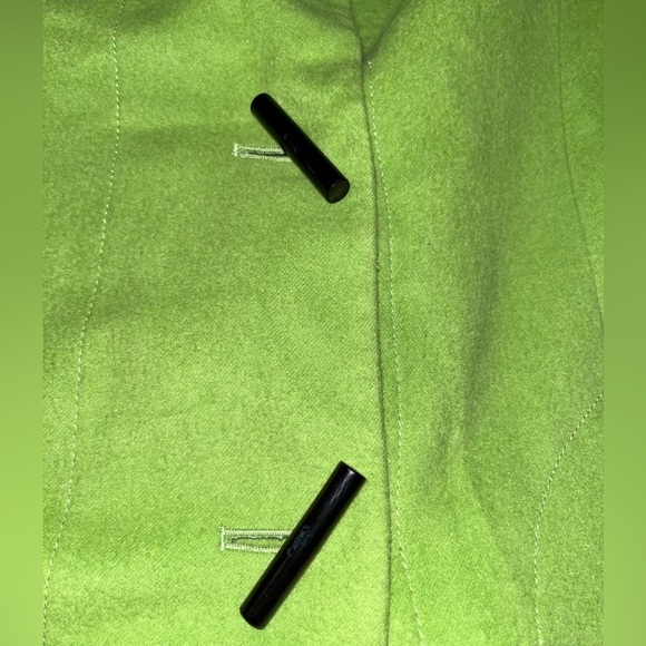 Carlisle wool cashmere green blazer women’s size 12 large spring career business - Picture 4 of 8